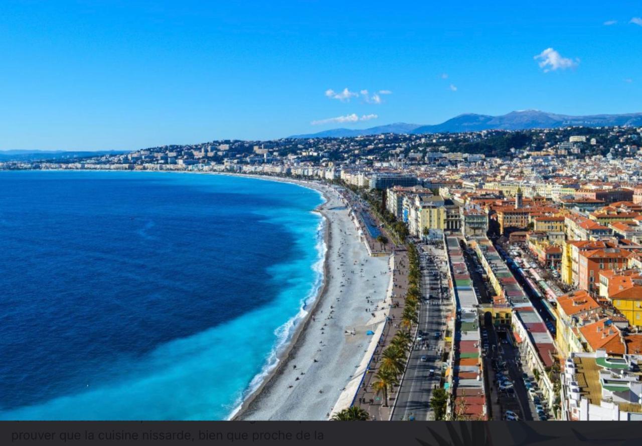 F2 Lumineux 8 Min A Pieds De La Plage Nizza Esterno foto
